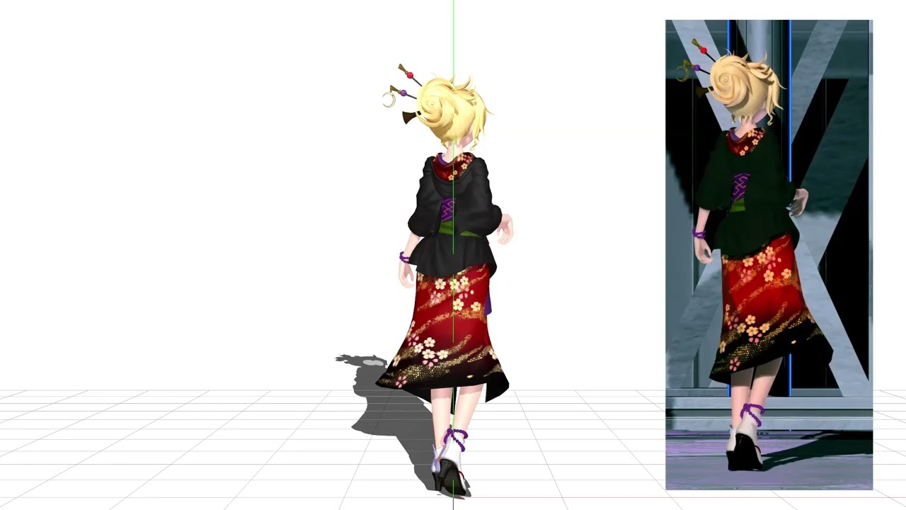 MMD to DIVA custom motion test