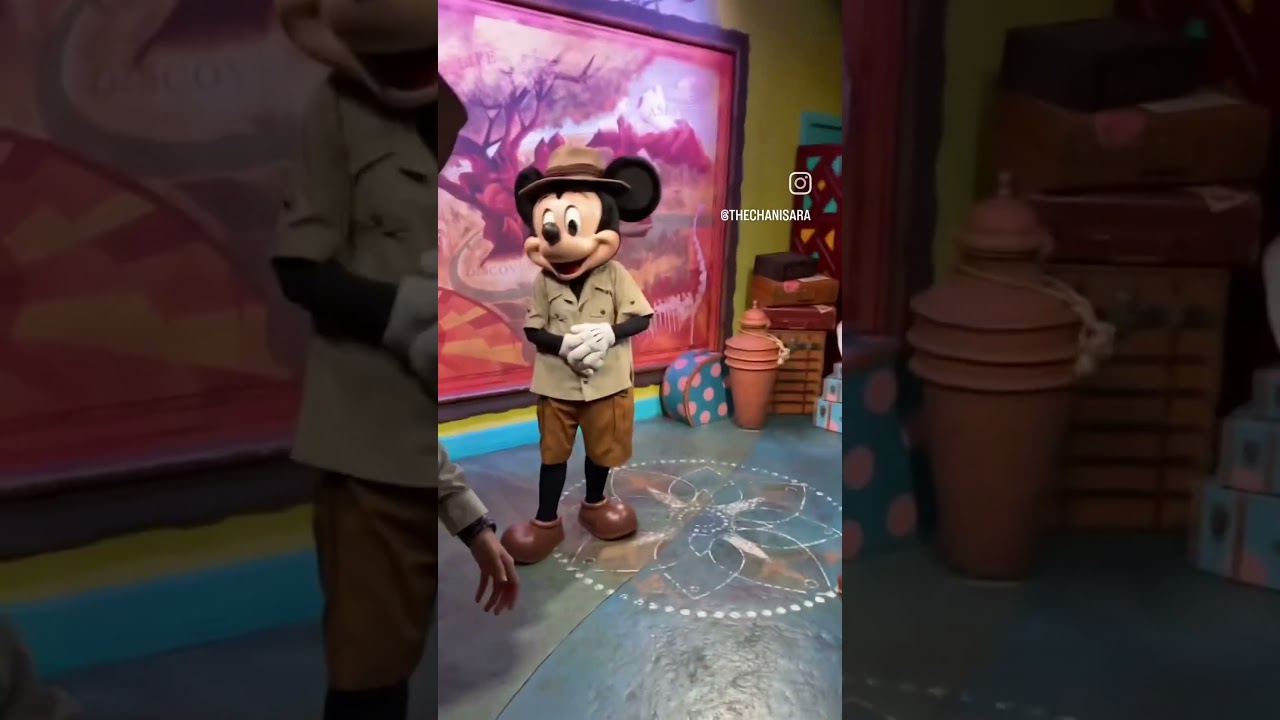 ความโดดตบมือน่ารักมากก ใจเหรววว #thechanisaradisney #mickey #minnie