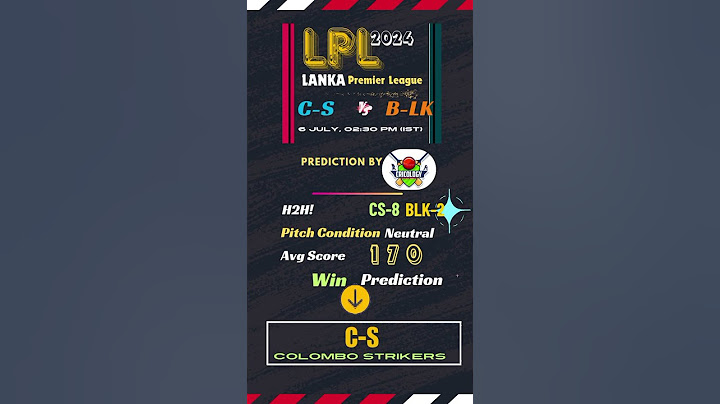 Colombo Strikers vs Kandy Falcons | LPL 2024 - Match Prediction #lpl #t20 #cricket #fyp #viral #yt