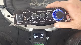 Kinter 2.1 Channel Bluetooth Amp, Dyno And Demo