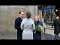 Crown Princess Victoria at terror memorial ceremony in Stockholm