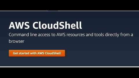 AWS CloudShell - Command line access to manage AWS resources and tools directly from a browser .
