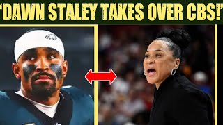 🚨Dawn Staley shines on CBS NFL pregame, repping her Philly roots and South‼️