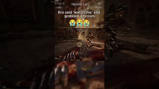 Getting Farmed By A Broom In Chivalry 2 😭 #chivalry2 #gaming #games #shorts