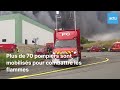 Ref:WR6sNaFC1mY Val-du-maine. un incendie d�vaste le site industriel nortene