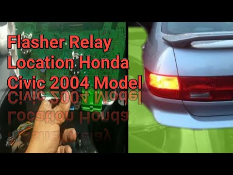 Flasher Relay Location |Honda Civic 2004 Model - YouTube