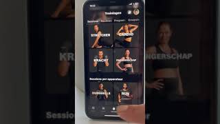 Uitleg Technogym app