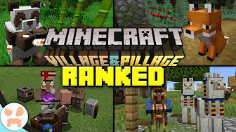 Minecraft 1 14 Village Pillage Youtube