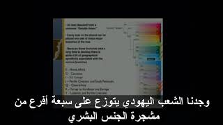 عينات اليهود و العرب DNA 🧬 J1 J2 غرينسبان صاحب شركة Family Tree
