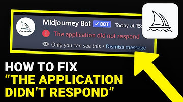 How to Fix "The Application Did Not Respond" Midjourney