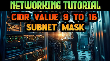 CIDR Value 9 to 16 Subnet Mask - CCNA Training in Chennai - kaashiv review #kaashivinfotechreviews