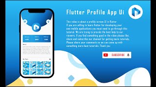 #Flutter UI Tutorial Speed Code - Flutter User Profile Tutorial