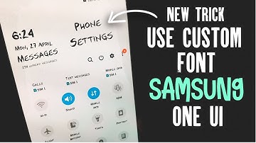 Install Samsung Stylish Free Fonts On Samsung A10, A20, A30 & A50 | One UI 2.0 |