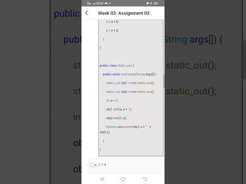 Programming in Java Week 3 NPTEL Answers | July 2024