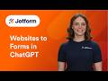 How to Create Forms from Websites in ChatGPT