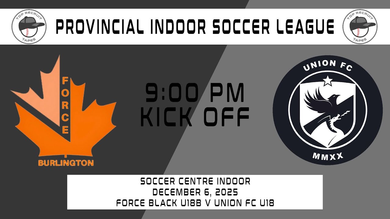 Force Black U18 V Union FC U18