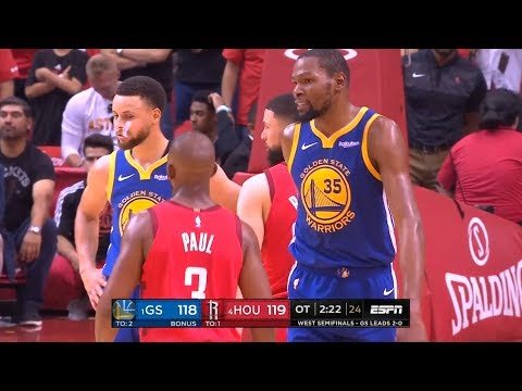 GS Warriors vs Houston Rockets - Game 3 - May 4, Full Overtime | 2019 NBA Playoffs