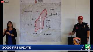 LIVE | Cal Fire gives update on Zogg Fire burning in Shasta County