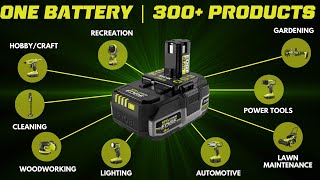 Over 300 Products The Ryobi 18V One System