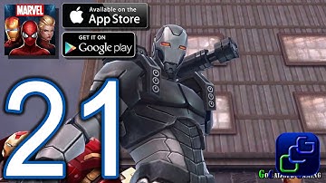 Marvel Future Fight Android iOS Walkthrough - Part 21 - Chapter 4 NORMAL: Stages 9-10