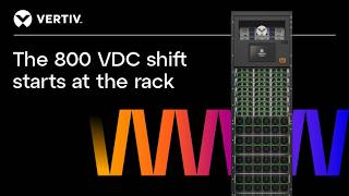 The 800 VDC shift starts at the rack