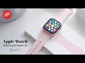 UNBOXING APPLE WATCH SERIES 4 (40mm) Gold Aluminium Case with Pink Sand Sport Band