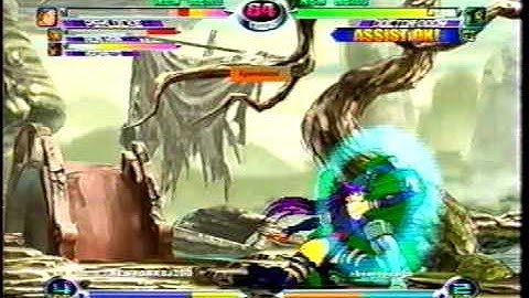 MvC2 Online (360): Josh360 (Mag/IM/Psy) vs Dereklearnslow (Mag/Anak/Doom) 5 .:10.12.09:.