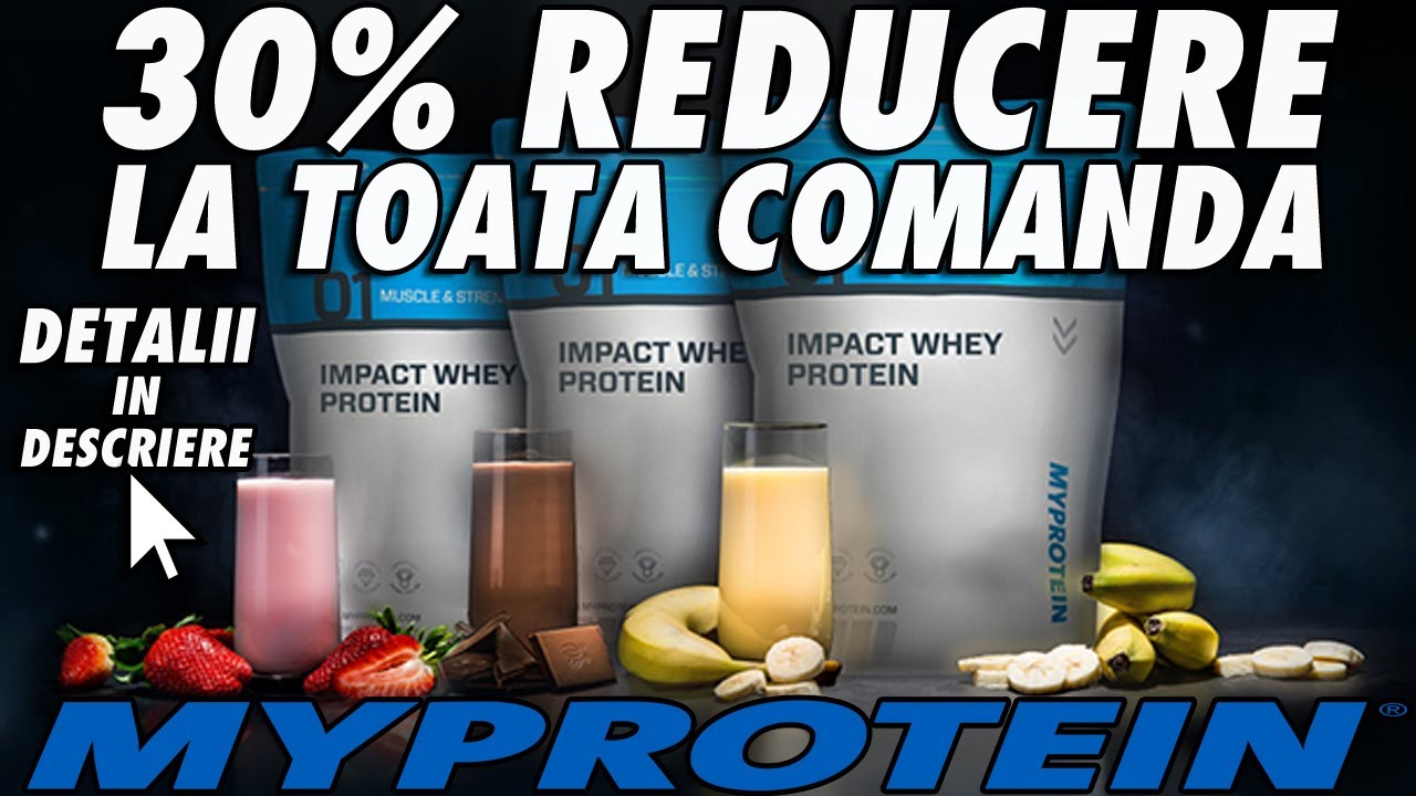 MYPROTEIN 30 REDUCERE folosind cod de referinta MUSCHIULR2 (detalii