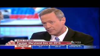 Former Gov. Martin O&#39;Malley on ABC&#39;s This Week