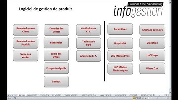 Développement Excel sur mesure par infogestion Lausanne  - Genève