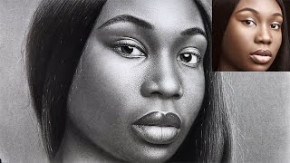 Charcoal and Graphite portrait || how to shade screenshot 4