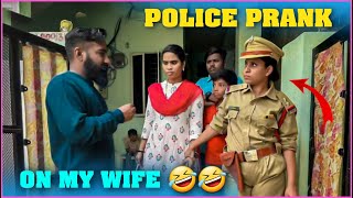 Police Prank On My Wife | Pareshan Family | Pareshan Boys
