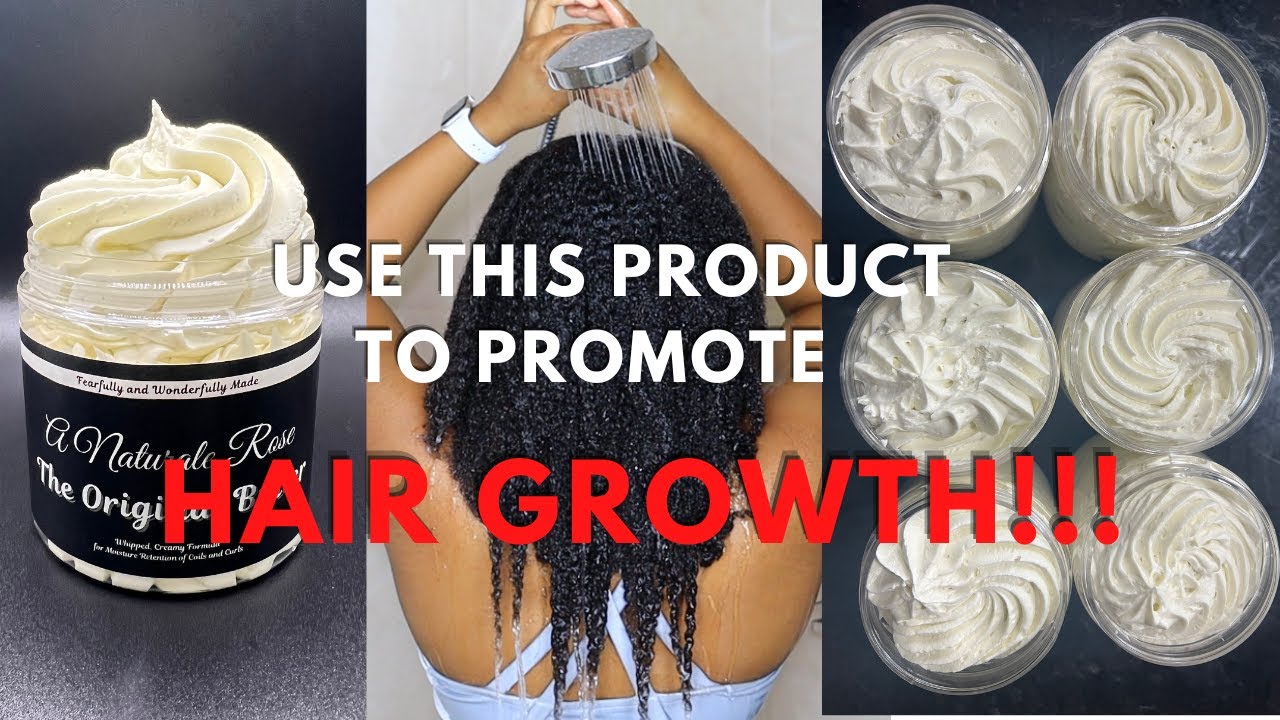 WHIPPED SHEA BUTTER TO PROMOTE HAIR GROWTH!!! | SMALL BUSINESS!!!