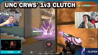 TLN Crws Opens the Match with an INSANE 1v3 Clutch vs ZETA - Chobra &amp; CGRS React | VCT Pacific 2026