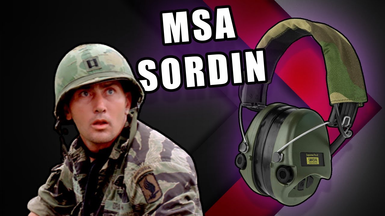 MSA SORDIN VS PELTOR Why Sordin Supreme Pro X Electronic Hearing