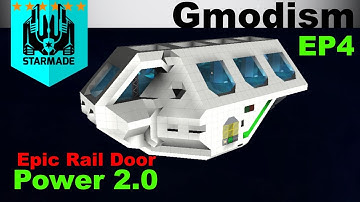 StarMade - Building A Ship Using New Power 2.0 - Epic Rail-Doors ++