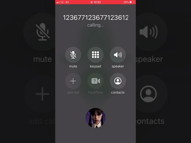 I CALLED Wednesday Addams After Dialling Their Theme Song | IPhoneDialSongs #shorts class=