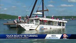 Duck boats coming back to Branson