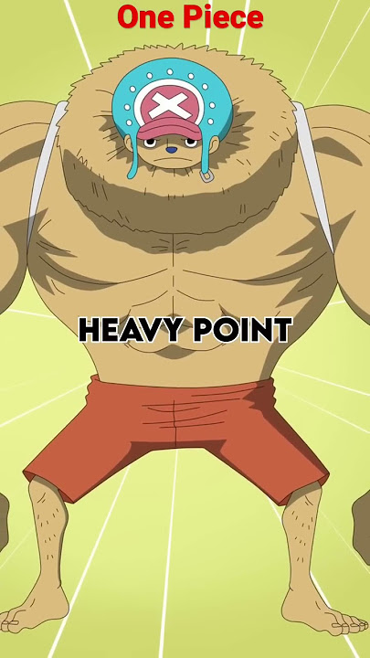 one piece side blog — Monster point chopper holding a dumbfounded