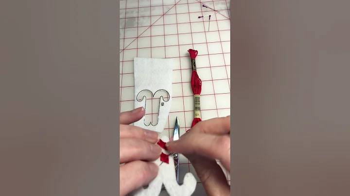 I Tutorial ~ Satin Stitch on Candy Canes.