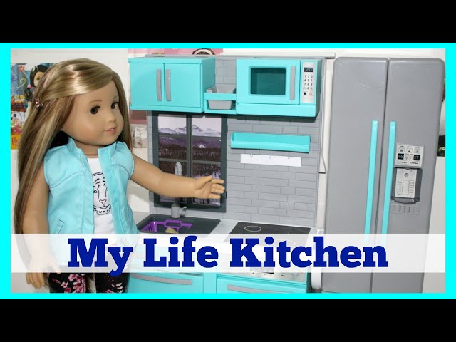 My Life As Kitchen Play Set For 18 Poseable Dolls Fridge, Stove