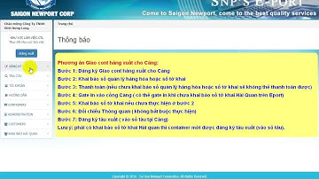 Cảng Cát Lái hướng dẫn khai Eport container hàng XUẤT hạ tại Cát lái, Phú hữu, Giang nam