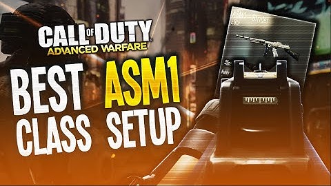 Advanced Warfare- BEST ELITE "ASM1 STRIDER" Class Setup! (COD AW Elite Weapon Class Setup)