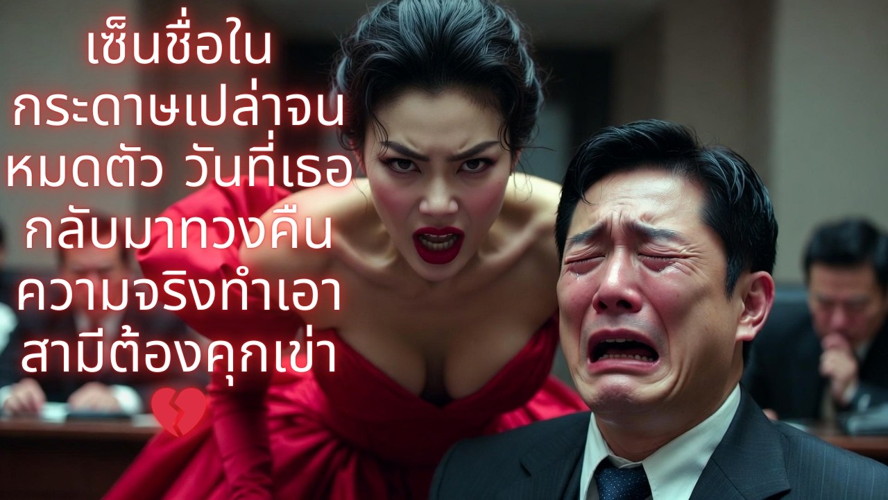 เซ็นชื่อในกระดาษเปล่าจนหมดตัว วันที่เธอกลับมาทวงคืนความจริงทำเอาสามีต้องคุกเข่า 💔
