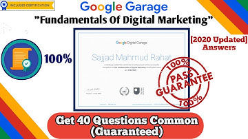 Google Digital Garage Final Exam Answers 2020 | Check Description To Get Free Pdf File