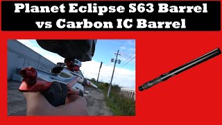 Carbon IC Barrel vs Planet Eclipse S63 Barrel | Planet Eclipse LV2 Barrel Shooting Comparison