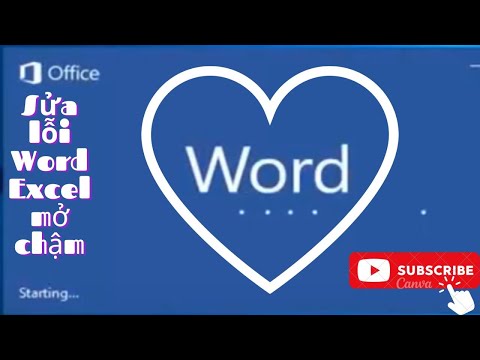 Sửa lỗi Word hoặc Excel mở chậm – Cực đơn giản – cực nhanh – Không cài đặt mới nhất 2023