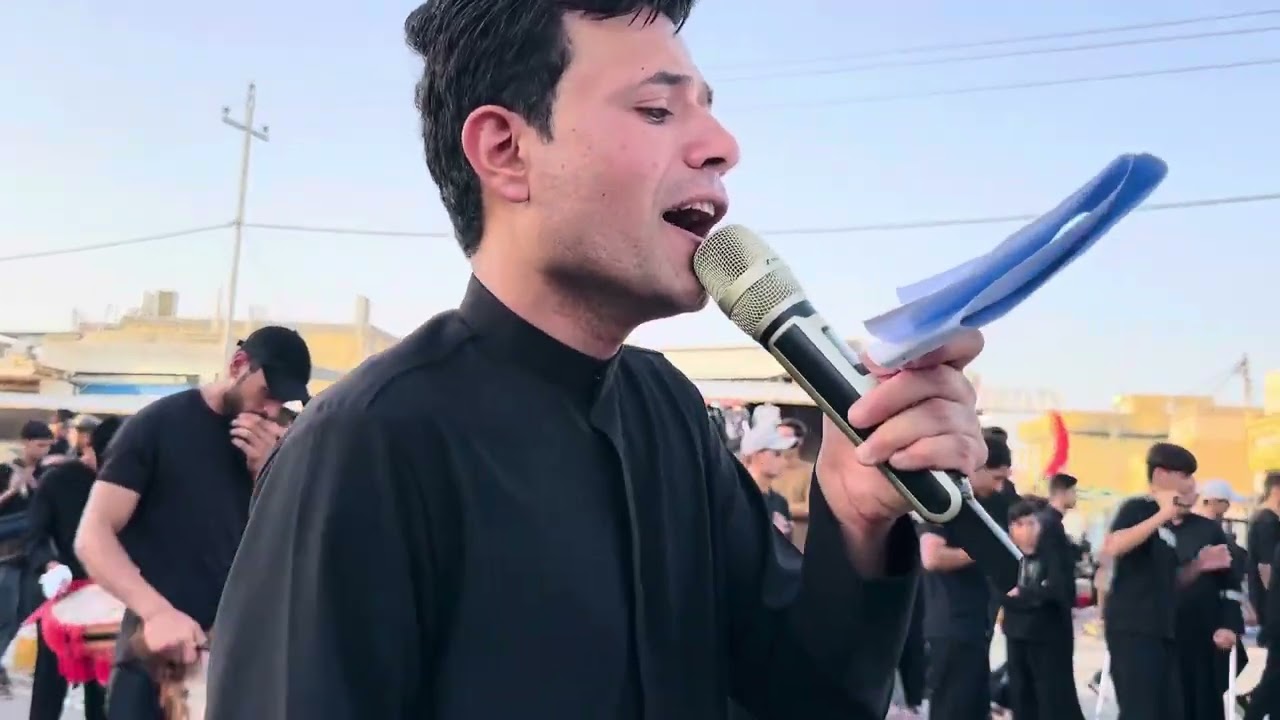 قصيدة كامله///موكب لواء ابو الفضل العباس ع///ملا علي الحجامي///محرم الحرام///الناصريه قضاء الفجر