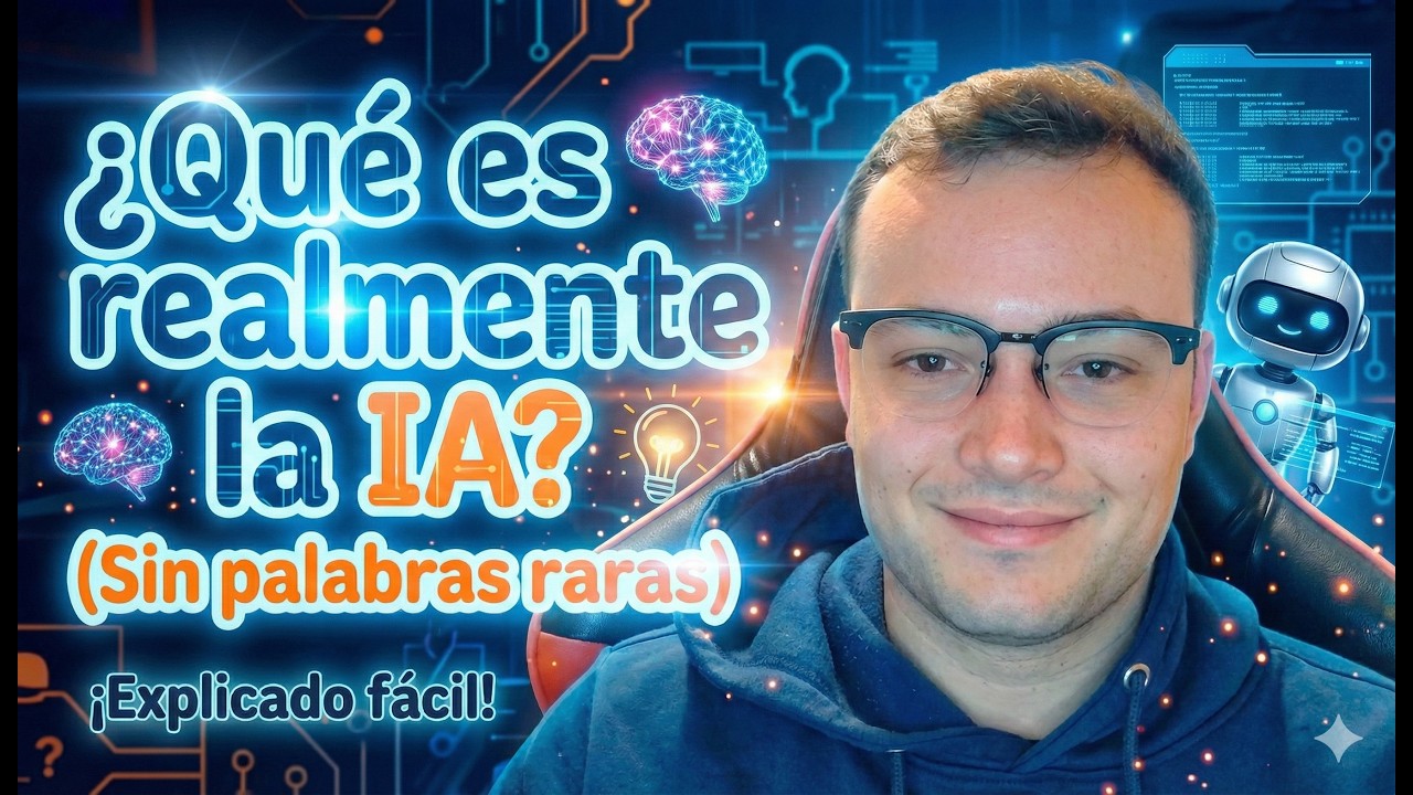 ¿Qué es la IA realmente? (Sin palabras raras)