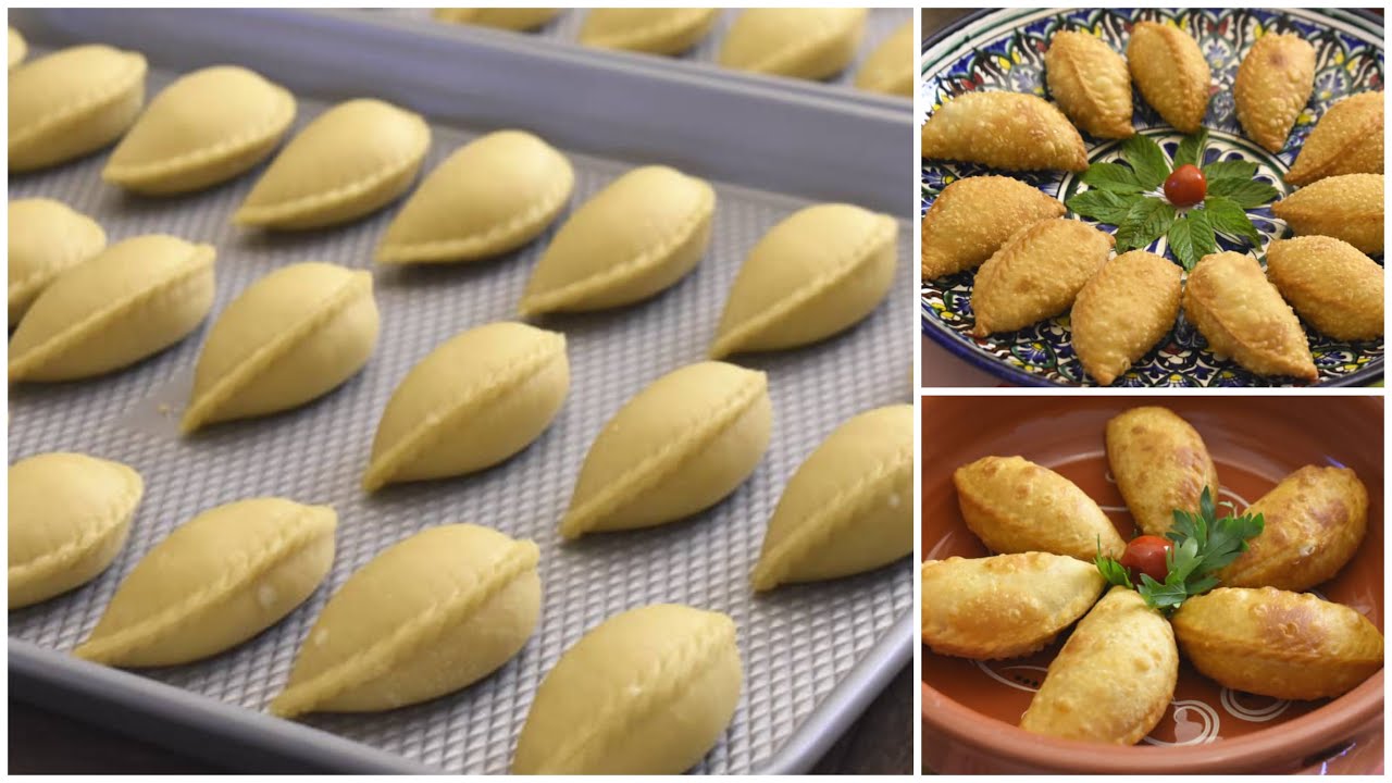 وصفتين برك ب 3 مكونات فقط سريعات التحضير وقرمشة مع حشوة الجبنة المطاطية  بدون بيض وخمائر ونشا